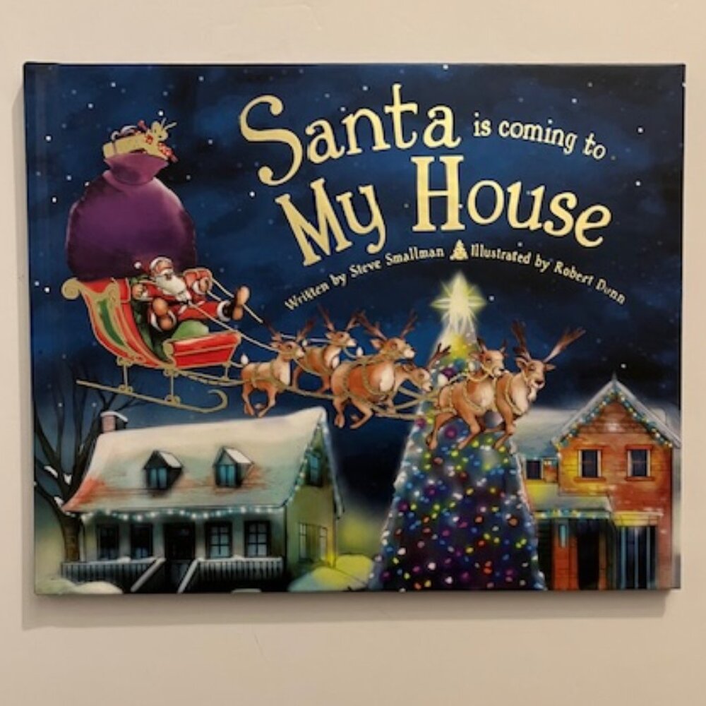 Santa is Coming to My House Book - *BN HC